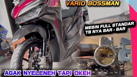 EKSPERIMEN PASANG TB 34MM DI VARIO STANDAR YouTube