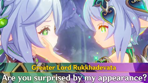 Nahida Meets Rukkhadevata Cutscene Genshin Impact Archon Quest Iphone Wired