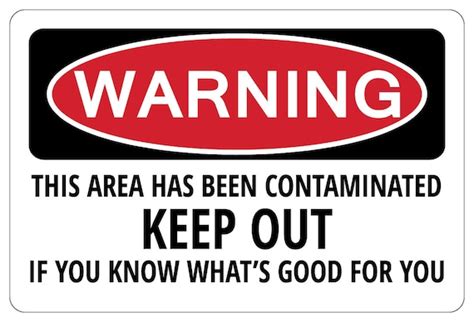 Keep Out Signs Funny