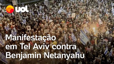 Grande Manifesta O Em Tel Aviv Pede Liberta O De Ref Ns Israelenses E