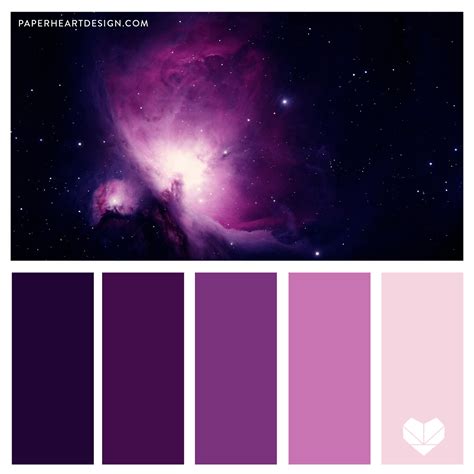 Color Palette: Awesome Space — Paper Heart Design