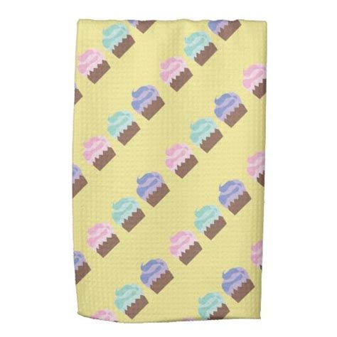 Chocolate Cupcake Baker Kitchen Kitchen Towel | Zazzle.com | Kitchen towel cakes, Kitchen towels ...