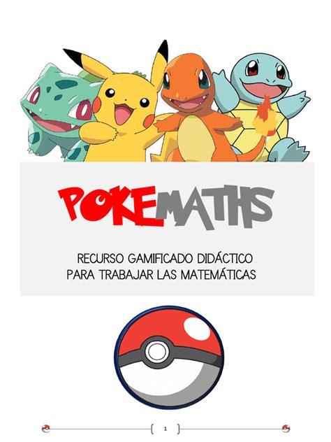 Pokemath Suma y Resta | PDF | Mitopoeia | Pokémon