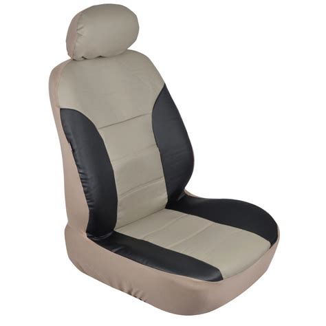 Subaru Outback And Limited Fitted Seat Covers Beige Black 2 Tone Pu