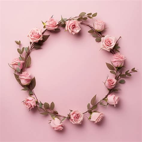 Floral frame oldrose rose flower | Free Photo - rawpixel