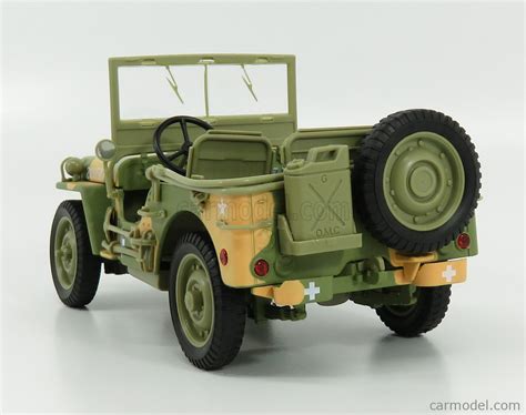 Autoworld Awml A Scale Jeep Willys Mb Usa Army Open