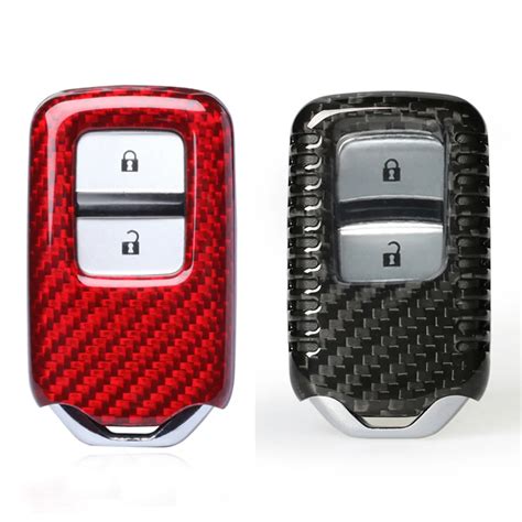 T Carbon Fiber Key Case Remote Key Shell For Honda Vezel Cr V Greiz