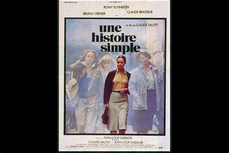 Photo L Affiche Du Film De Claude Sautet Une Histoire Simple 1978