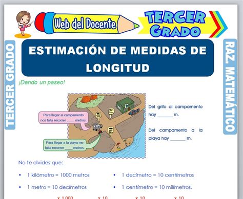 Estimación De Medidas De Longitud Para Tercer Grado De Primaria