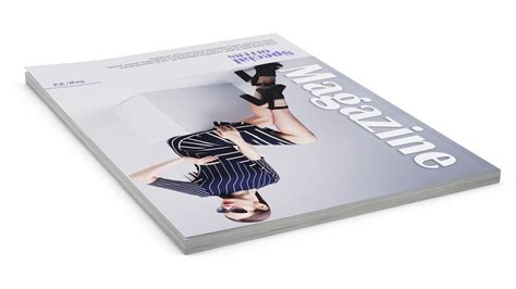 Fashion Magazine Mockup D Model Max Ds Blend C D Fbx Ma