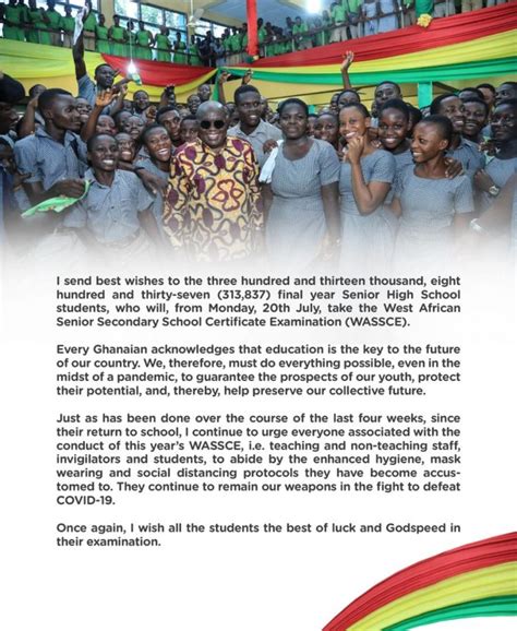 The Presidents Message To The Akufo Addo Graduates Ghanas Online