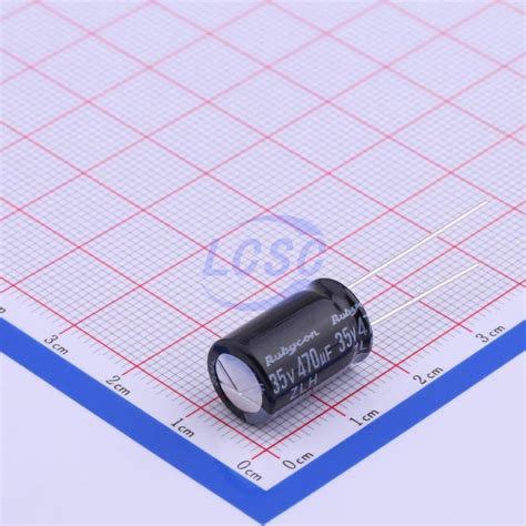 Zlh Mefc X Rubycon Capacitors Uf V Plugin D Xl Mm