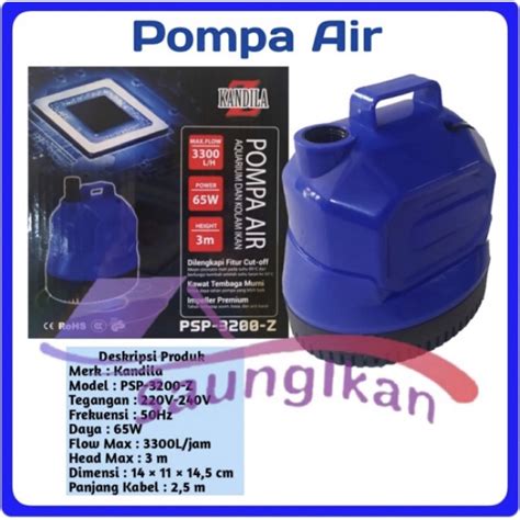 Jual Pompa Air Kandila Psp Z Power Head Kolam Aquarium Hidroponik