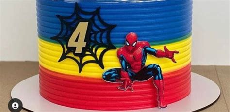 Spider Man Cake Topper Etsy