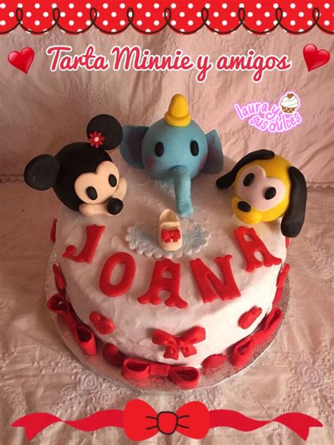 Joana tuvo para su cumpleaños unos invitados muy especiales Minnie