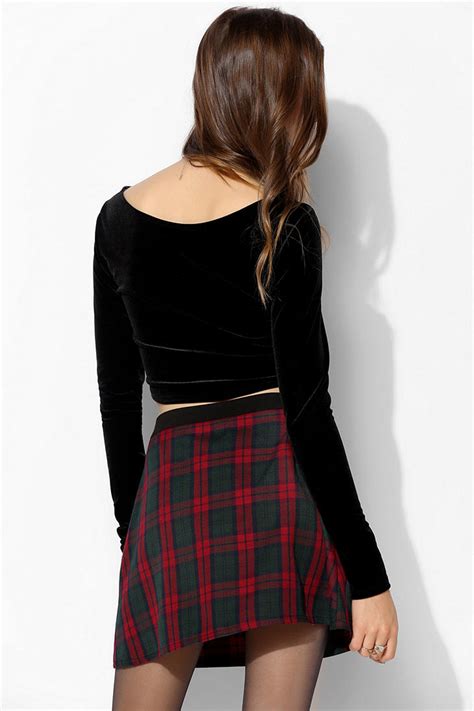 Lyst Urban Outfitters Cooperative Tartan Plaid Mini Skirt