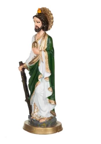 San Judas Tadeo Ojos Cristal Figura Resina Aerografo Cm En Venta En