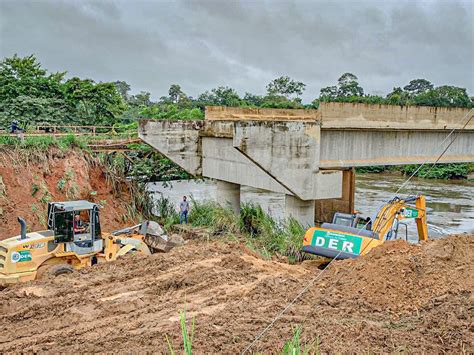 Estradas Transportes Servi Os P Blicos Der Inicia Aterro Das