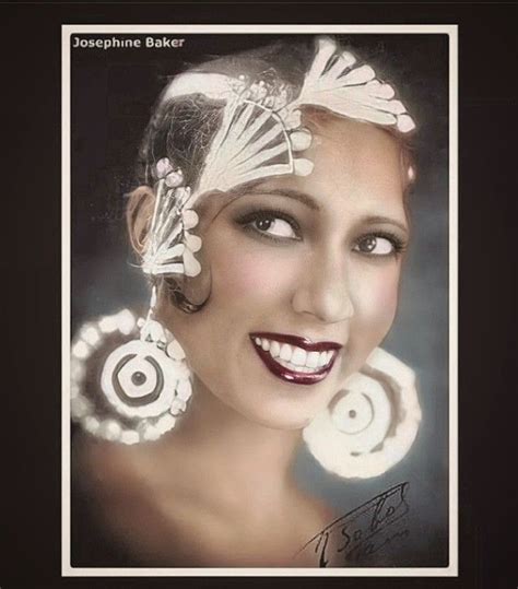 Josephine Baker Josephine Skriver Vintage Black Glamour Flapper Girl