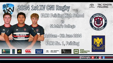 Fahs 1st Xv Vs Sjc Hamilton 1st Xv 8th June 2024 Platform Youtube