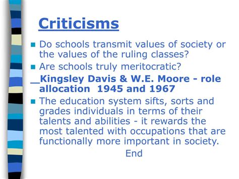 PPT Functionalism And Education PowerPoint Presentation Free