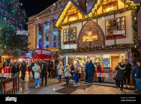 View Of Council House City Hall And Christmas Market On Old Market