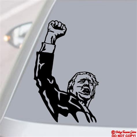 Trump Vinyl Decal Sticker Etsy