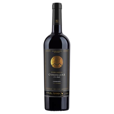 Vino Miguel Torres Cordillera Reserva Especial Carmenere Ml