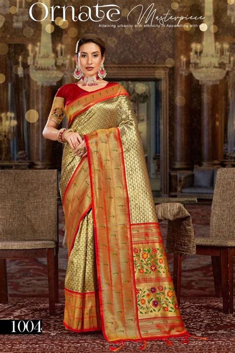 Bunawat Mauli Silk Traditional Festival Party Ethnic Wear Saree Collection