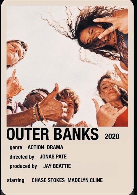 Outer Banks Jj Maybank Outer Banks Film Posters Minimalist Banks