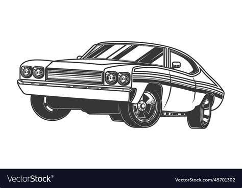 Retro-car Royalty Free Vector Image - VectorStock