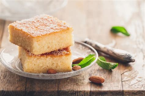 Gâteau de semoule libanais à la rose au cookeo