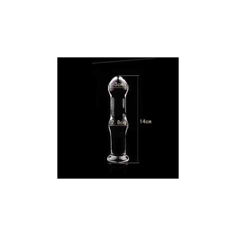 Plug Anal De Vidro 2 8Cm X 3Cm X 14Cm Sex Shop Sextoy