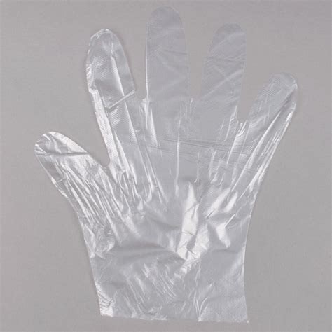 Choice Disposable Poly Gloves Medium For Food Service 100pack