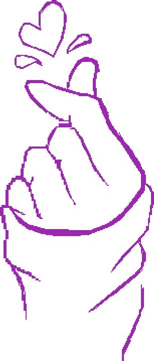 Finger Heart Png Transparent Finger Heart Png Clipart Large Size