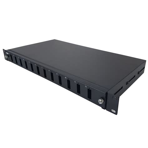 1U Rack Tipi 12 Port SC Boş Patch Panel 24 Core