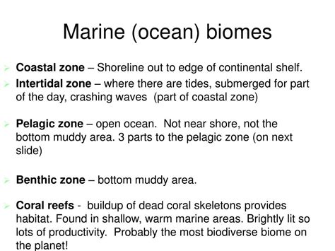 PPT - Aquatic Biomes PowerPoint Presentation, free download - ID:2055456