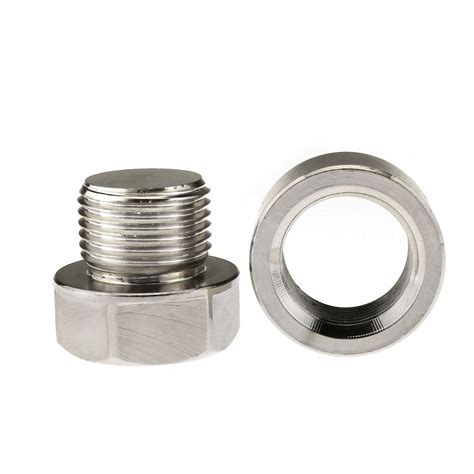 Exhaust Oxygen O2 Sensor Nut And Bungweld On Fitting M18 X 15mm Metal Ebay