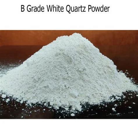 B Grade White Quartz Powder For Paints At Rs Kg In Morbi Id