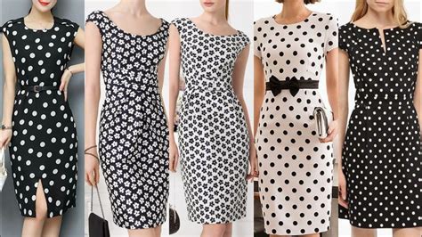 All Time Favourite Polka Dot Bodycon Midi Office Dress Polka Dots