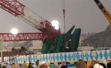 Crane Collapse At Grand Mosque Kills A Fortnight Before Hajj Begins