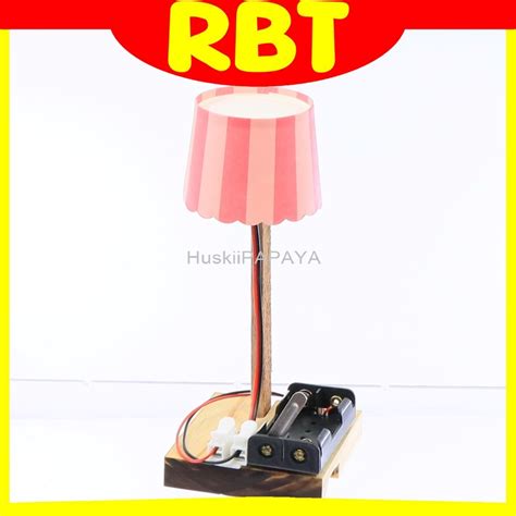 Rbt Projek Rbt Kssr Kssm Lampu Meja Tidur Mini Diy Table Led Lamp