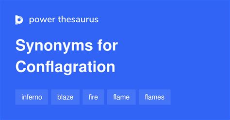 Conflagration synonyms - 551 Words and Phrases for Conflagration