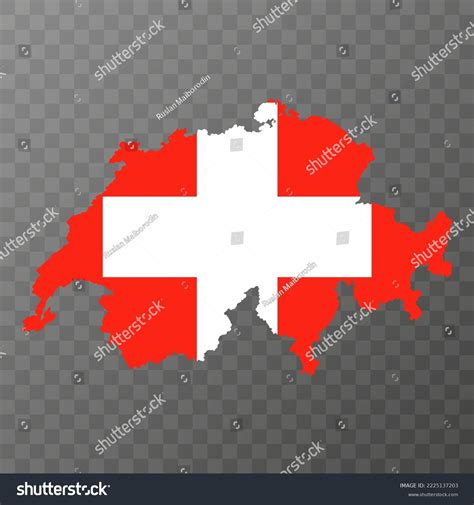 Switzerland Map Cantons Vector Illustration Stock Vector (Royalty Free ...