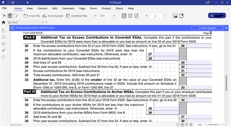 How to Fill in IRS Form 5329