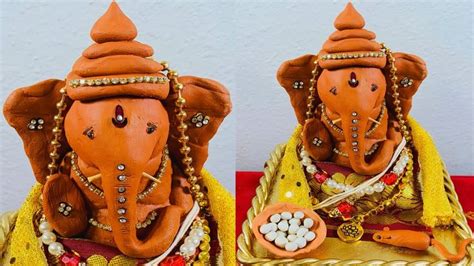 Easy DIY Eco Friendly Ganesha Making At Home Easy DIY Eco Friendly