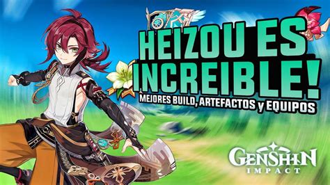 Guia Completa De Heizou Mejores Builds Artefactos Armas Y Equipos Genshin Impact Gameplay