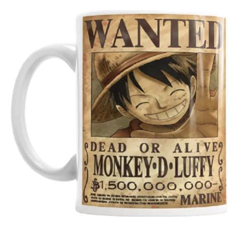 Taza Cer Mica Luffy One Piece Con Cajita Calidad Premium En Venta En