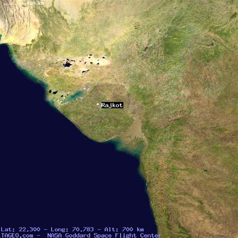 Rajkot Geography Population Map Cities Coordinates Location