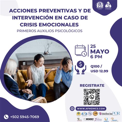 Acciones Preventivas Y De Intervención En Caso De Crisis Emocionales